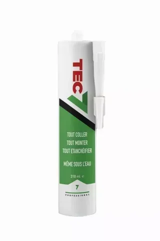 Colle-joint TEC7 Multi-usage Blanc 310ml - Étanchéité et collage pro