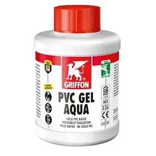 Cola PVC Gel Aqua Griffon Agua Potable Especial para Tuberías y Racores hasta 250mm