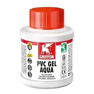 Cola PVC Gel Aqua Griffon Agua Potable Especial para Tuberías y Racores hasta 250mm