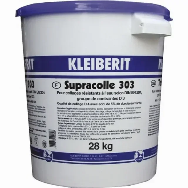 Colla Vinilica D3/D4 KLEIBERIT 303.0 Secchio 28 kg Porte Finestre Legno