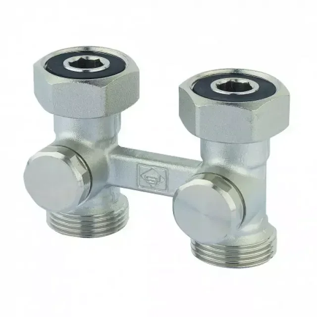 Straight radiator collector RBM 3/4" without bypass 3010580