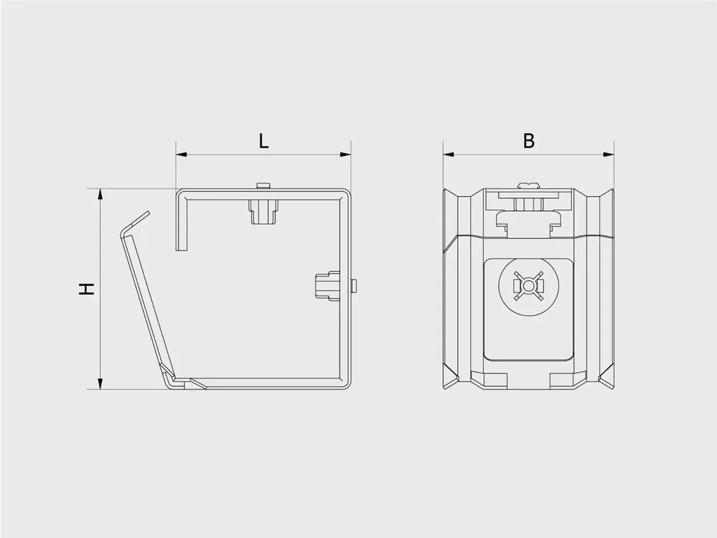 Collier fixation multi-câble CHS CELO acier galvanisé cloueur