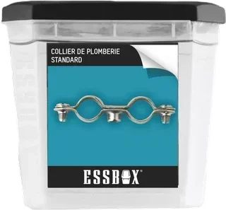 Collier plomberie ESSBOX Ø22mm Ø7mm 150mm boîte 25 pièces