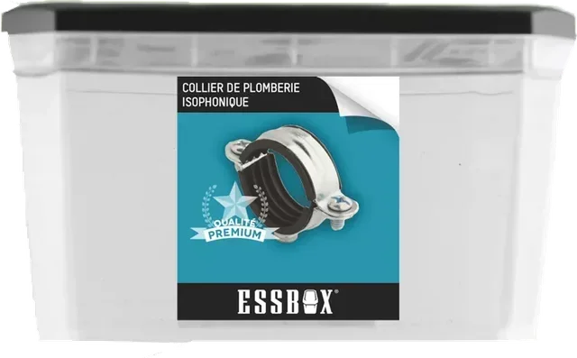 Collier plomberie ESSBOX SCELL-IT Ø18 mm isophonique - Boîte 50