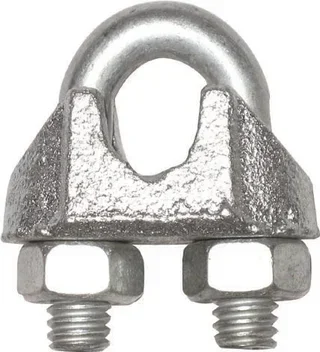 Collier serrage étrier LEVAC DIN 741 acier galvanisé 4-5mm réf 5270AG