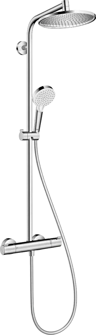 Hansgrohe Crometta S 240 Chrom Thermostatische Duschstange