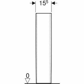 Colonne de lavabo Bastia Geberit 501.608.00.1 blanc