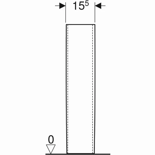 Colonne de lavabo Bastia Geberit 501.608.00.1 blanc