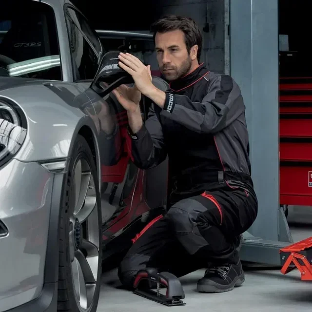 Mono Mecánico Facom Racer FXWW4010E Negro Cremallera Multibolsillos Refuerzos Rodillas