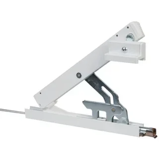 Compas OL90 GEZE 170mm blanc avec palier d'accrochage - Ref 30377