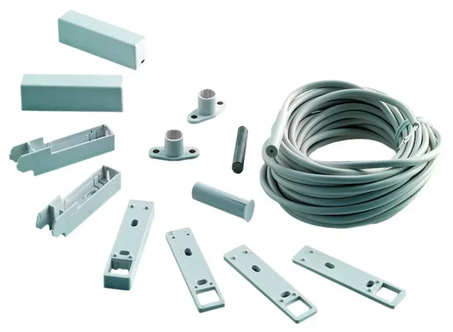 Contact magnétique 10390 NO Intégral Système câble 6m pour fenêtre