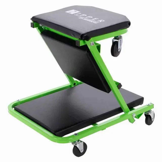 Couchette atelier cuir véritable ZIPPER ZI-MHRK40 6 roulettes