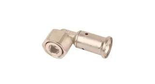 Coude écrou libre multicouche à sertir laiton HENCO diamètre 34 mm - Eau potable, Chauffage, Air comprimé