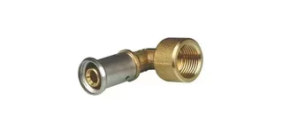 Raccord coude 90° multicouche à sertir HENCO laiton 5/6P eau potable chauffage