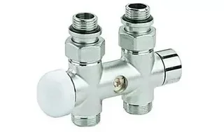3/4" RBM Thermostatic Angled Radiator Valve for Vertical Radiators - ref. 29130402