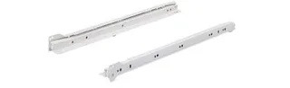 Coulisse à galets Hettich FR402 600mm blanc charge 25kg