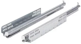 Coulisse HETTICH Quadro V6 Silent System 500mm tiroir bois fermeture douce