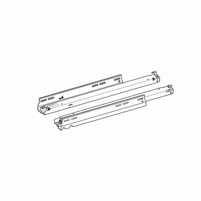 Coulisse Actro YOU HETTICH 92570 Silent System amortie