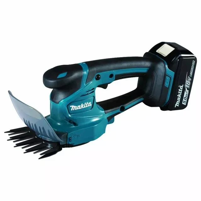 MAKITA 18V Cordless Grass Trimmer DUM111SYX with BL1815N Battery and DC18SD Charger - 2-in-1 Integrated Hedge Trimmer