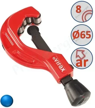 Coupe-tube plastique VIRAX 210497 capacité 6-65 mm avance rapide