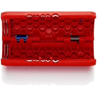 Tagliatubi Knipex TwistCut 90 22 02 SB per tubi elettrici con spellafili integrato