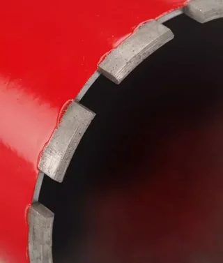 Corona diamantada VIRAX 535 hormigón armado perforación en húmedo y seco