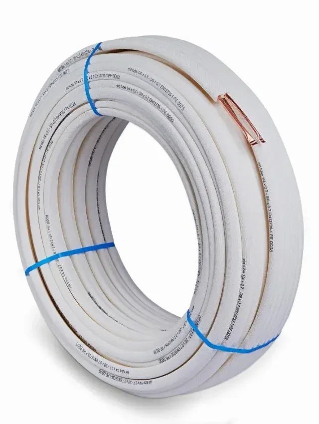Isolamento tubo rame 7mm PE bianco 20m per refrigerazione
