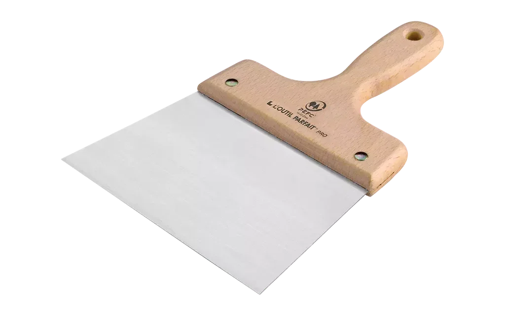 16 cm Spachtel mit flexiblem Edelstahlklinge und ergonomischem Profi-Griff