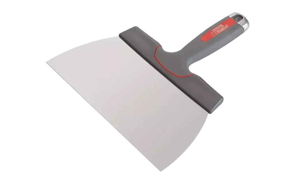 Professional 30 cm aluminum taping knife for drywall joint compound smoothing
