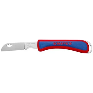 Coltello Pieghevole Elettricista KNIPEX 80 mm Lama Acciaio Inox Impugnatura Comfort