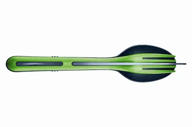 Set de Cubiertos Plegables Koziol ORGANIC de Celulosa FSC para Almuerzo en Obra