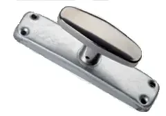 Crémone porte 1BX MAP bouton inox zingué tringle 16x6mm