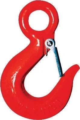 Crochet à œil LEVAC 1,5T grade 80 avec linguet de sécurité - Réf 5120B