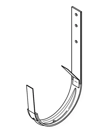 Universal 25mm gutter bracket FRENEHARD half-round chevron GAF
