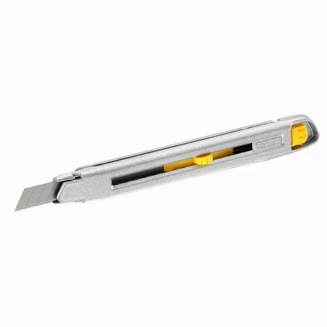 STANLEY Interlock 135mm Retractable Blade Metal Utility Knife Ergonomic 0-10-095
