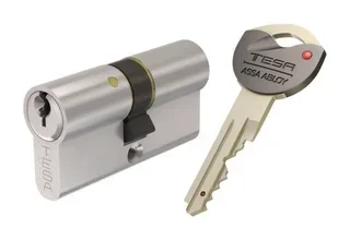 Cylindre sécurité TESA TK6 30x30mm 3 clés brevetées nickelé