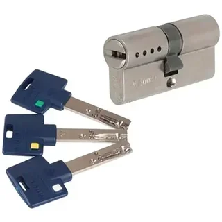 Cylindre serrure haute sécurité Mul-T-Lock MTL600 62mm 3 clés bleues