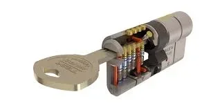 Cylindre de sécurité TESA TX8530 avec 5 clés alvéolaires réversibles