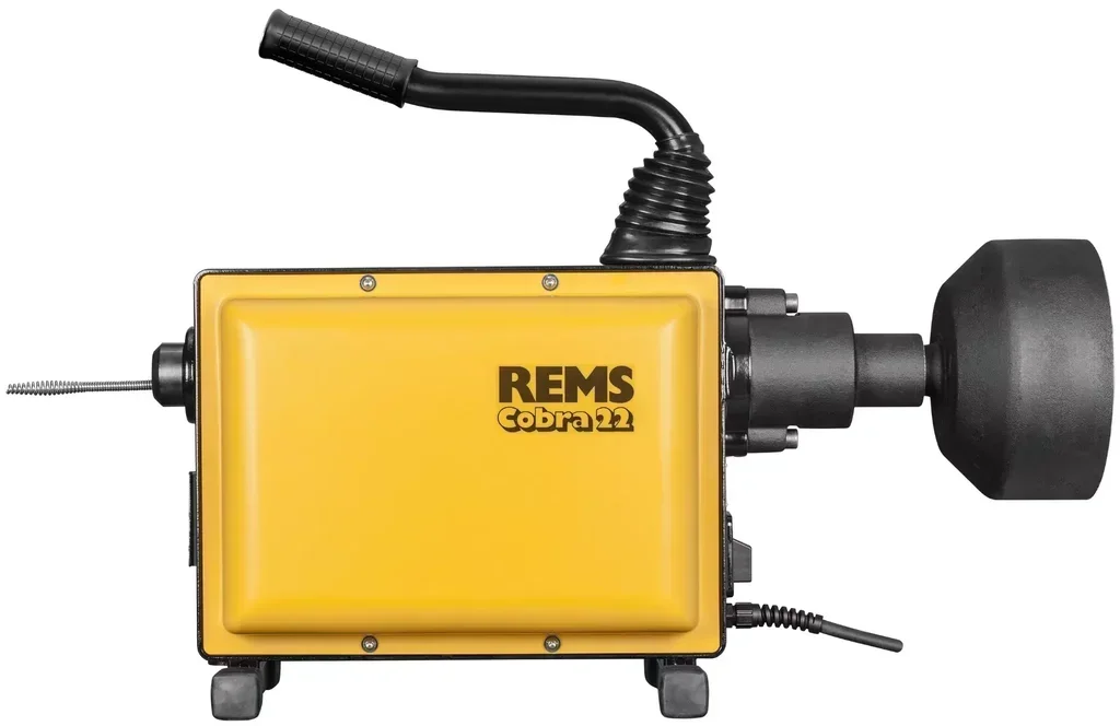 REMS Cobra 22 Elektrischer Rohrreiniger - Kupplbare Spiralen 20-150mm 750W