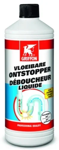 Déboucheur liquide GRIFFON 1L - Action express 30 min canalisations bouchées