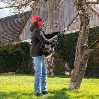 Desbrozadora de Gasolina 4 en 1 Scheppach MFH5200-4P - Motor 2 Tiempos 51,7cm³ Multifunción Jardín