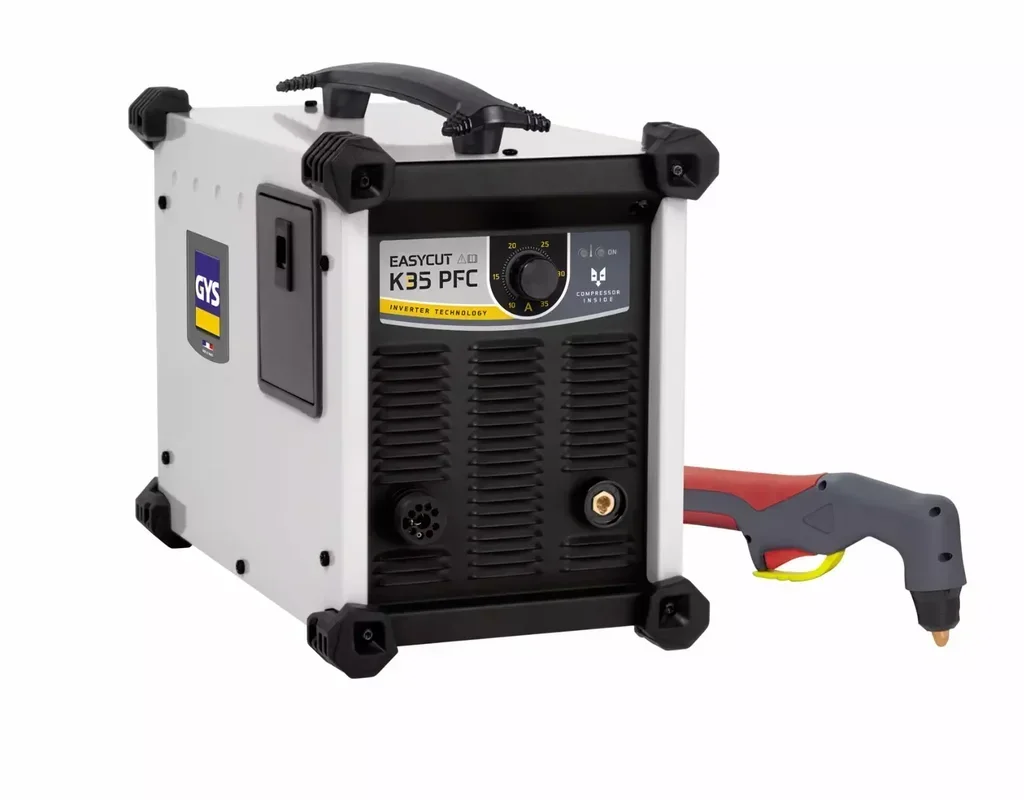 Cortadora de plasma EASYCUT K35 PFC GYS 080768 con compresor integrado y antorcha