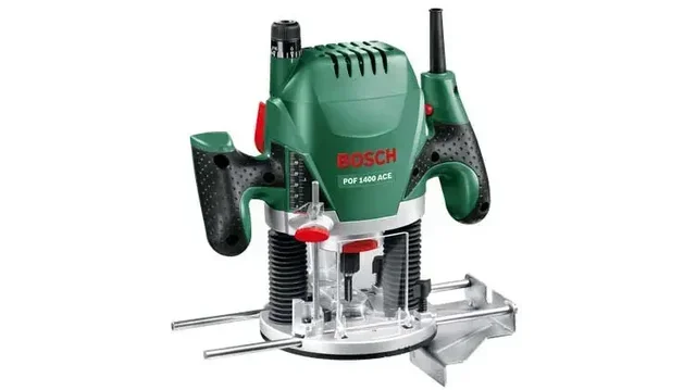 Bosch POF 1400 ACE Router - 1400W with Electronic Constant Speed Control and 1/10mm Precision