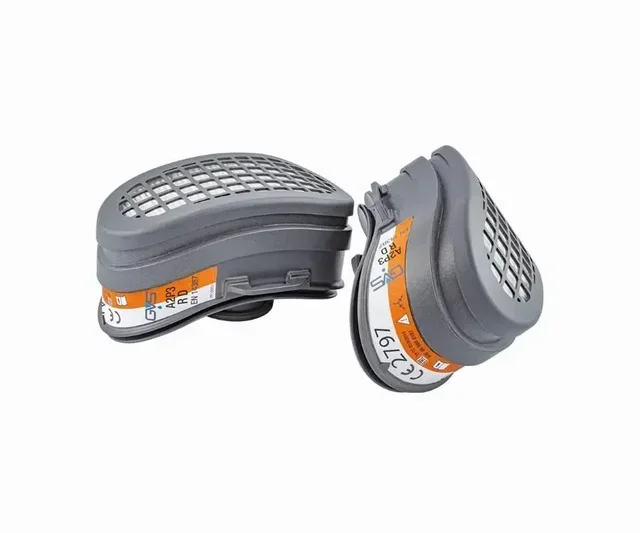 Semimáscara GVS SPR669 filtros A2P3 protección gases polvo M/L