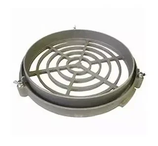 Demi-raccord fixe gaine pompier aluminium Ø300 mm patte fixation - Réf. 215030