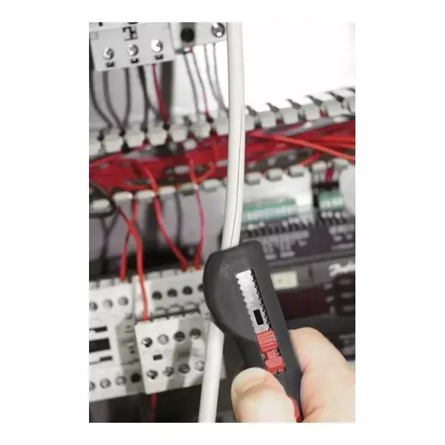 WIHA 44242 Round Cable Stripper - Professional Wire Stripping Tool 0.5 to 6 mm²