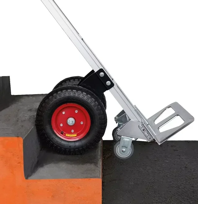 Diable aluminium tout-terrain STOCKMAN ST250R charge 250 kg 4 roues