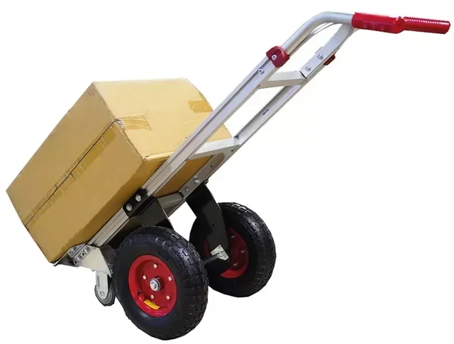 Diable aluminium tout-terrain STOCKMAN ST250R charge 250 kg 4 roues