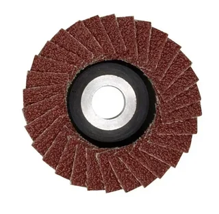 Disque abrasif lamelles corindon 50mm grain 100 Proxxon 28590 métal bois