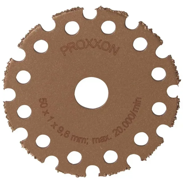 Disque carbure tungstène Proxxon Ø50 mm bois carrelage LHW